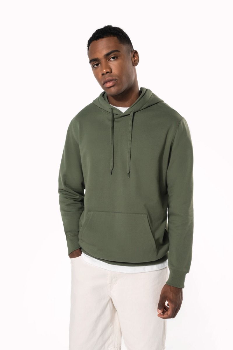 Gerecycleerde sweater met capuchon uniseks