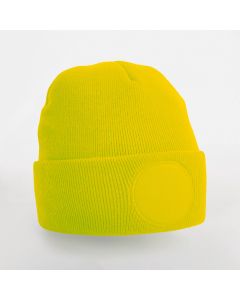 Muts met ronde patch 