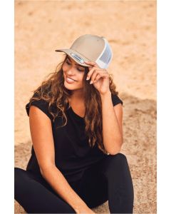 Tweekleurige pet Retro Trucker