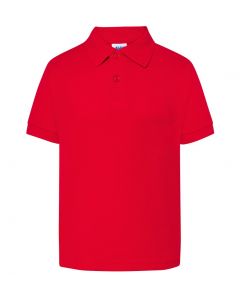 Kids polo red 140
