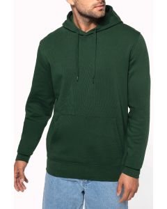 Ecologische herensweater met capuchon