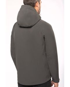 Heren Afneembare hooded softshell jas