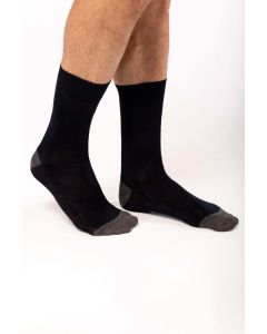 Halflange, geklede sokken van gemerceriseerd katoen.
