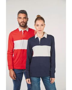 Rugbypolo met lange mouwen