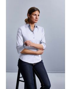 Ladies 3/4 Sleeve Easy Care Fitted Shirt