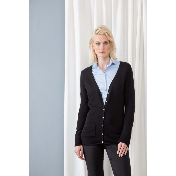 Ladies Lightweight V Cardigan