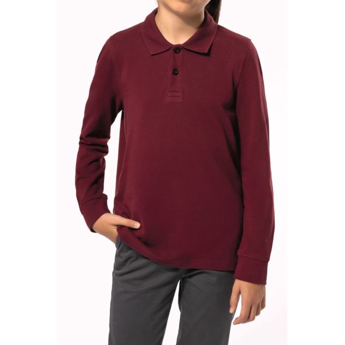 Kinderpolo lange mouwen