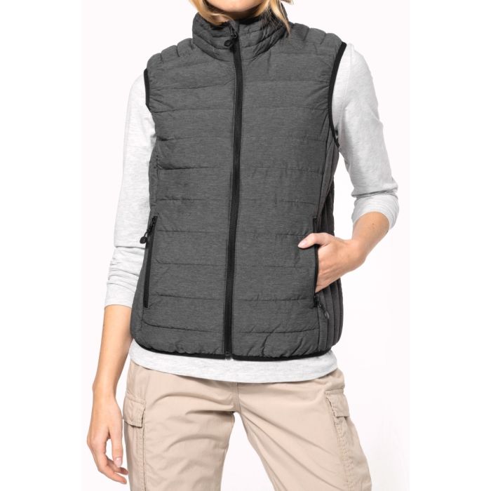 Ladies lightweight sleeveless down jacket