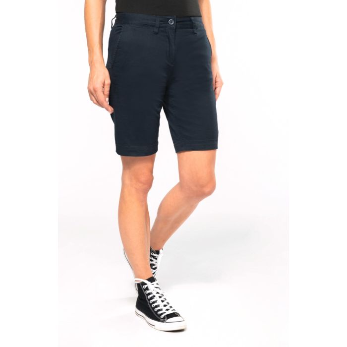 Dames chino bermudashorts