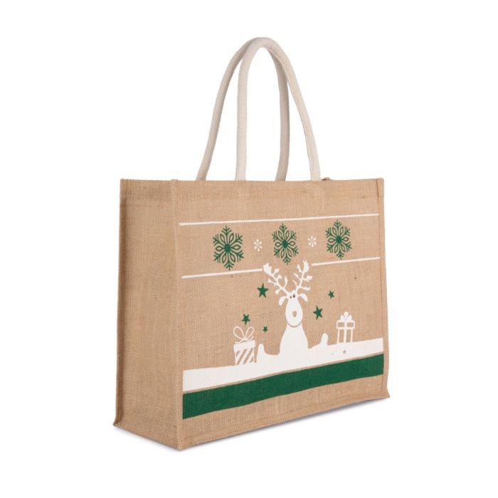 Shopper met kerstmotieven