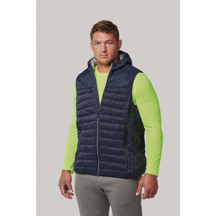 Bodywarmer met capuchon volwassene