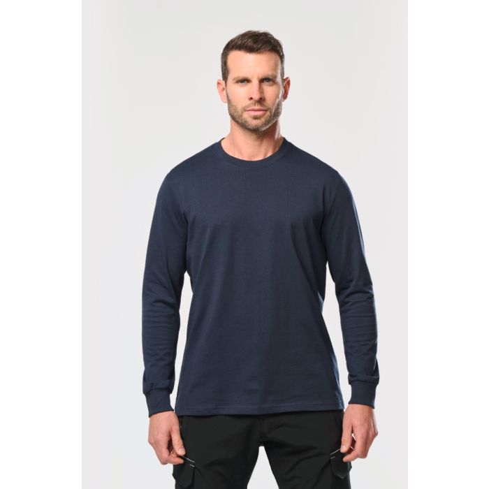 Ecologisch unisex T-shirt met lange mouwen