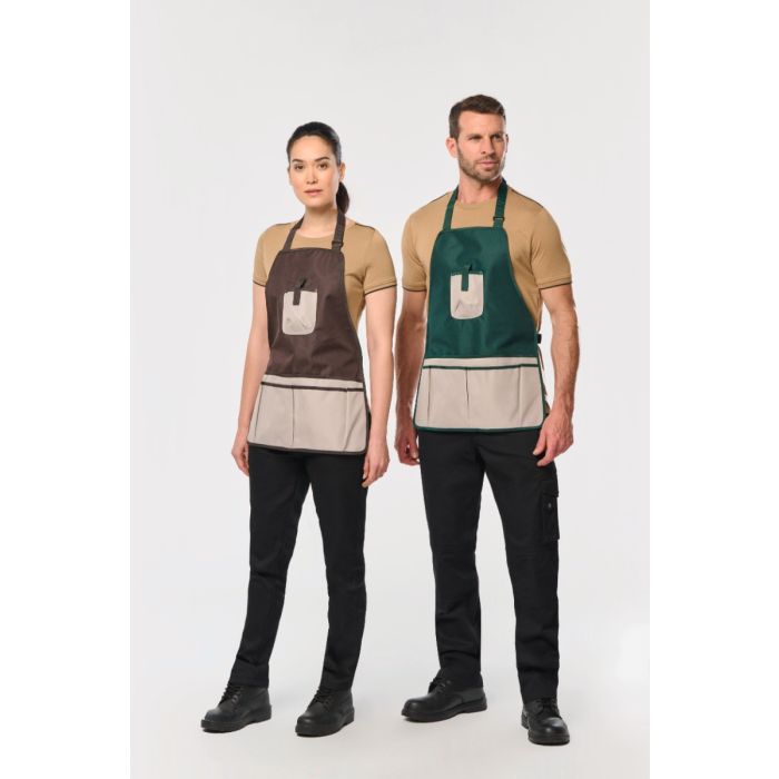 Ecologische en waterdichte unisex tuinschort